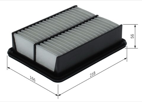 Bosch F 026 400 691 Air Filter, photo 2