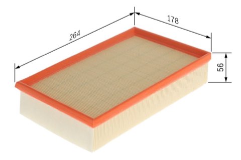 Bosch F 026 400 693 Air Filter, photo 2