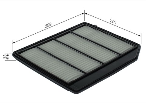 Bosch F 026 400 710 Air Filter, photo 2