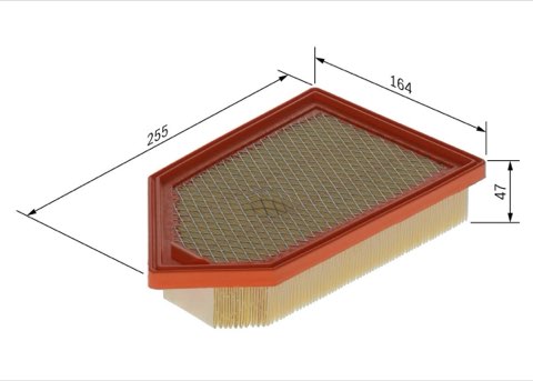 Bosch F 026 400 724 Air Filter, photo 2