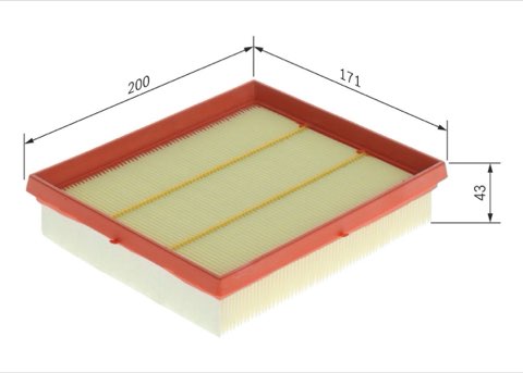 Bosch F 026 400 728 Air Filter, photo 2