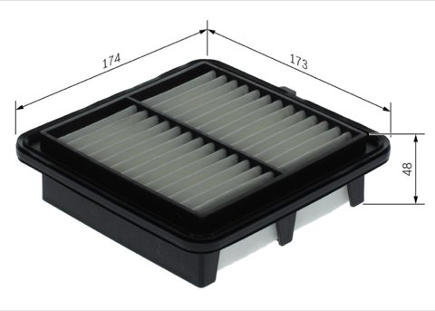 Bosch F 026 400 729 Air Filter, photo 2