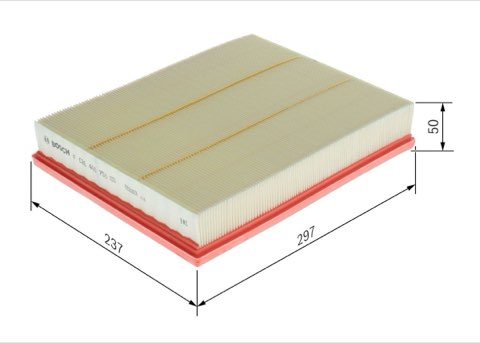 Bosch F 026 400 750 Air Filter, photo 2