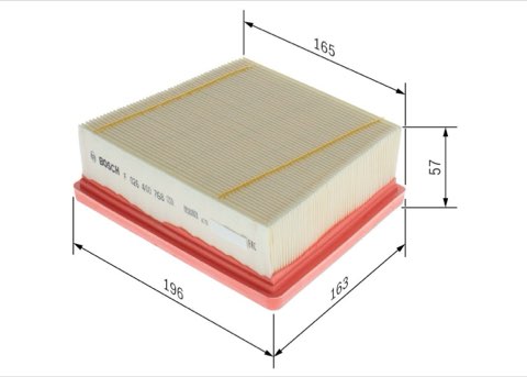 Bosch F 026 400 768 Air Filter, photo 2