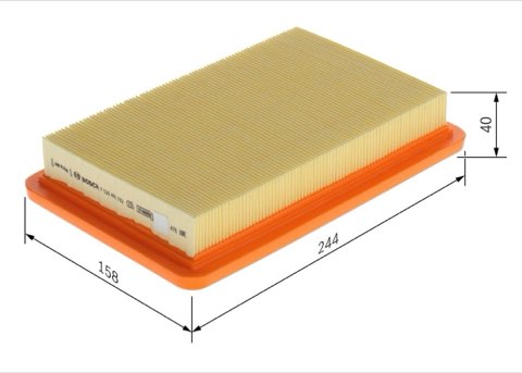 Bosch F 026 400 782 Air Filter, photo 2