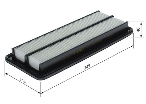 Bosch F 026 400 812 Air Filter, photo 2