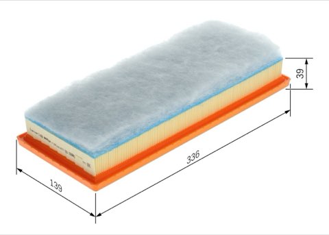 Bosch F 026 400 873 Air Filter, photo 2
