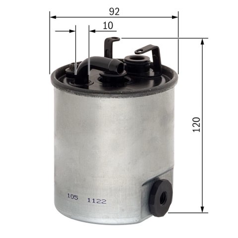 Bosch F 026 402 044 Fuel Filter, photo 2