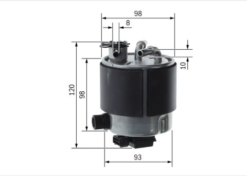 Bosch F 026 402 126 Fuel Filter, photo 2