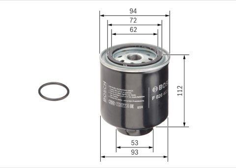Bosch F 026 402 223 Fuel Filter, photo 2