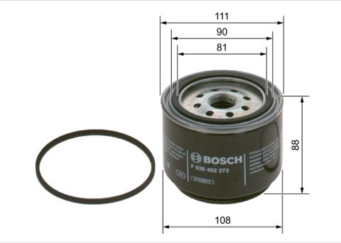 Bosch F 026 402 273 Fuel Filter, photo 2
