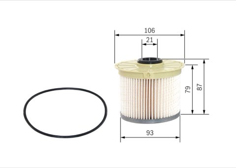 Bosch F 026 402 861 Fuel Filter, photo 2