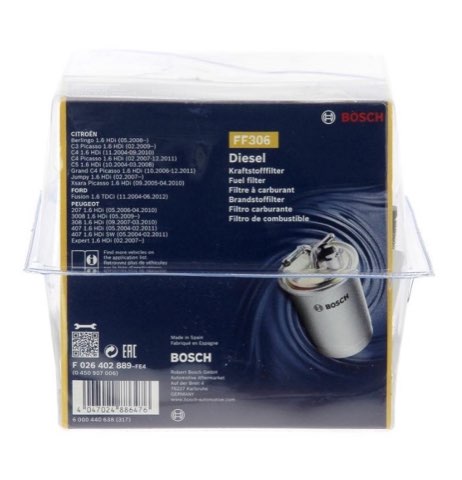 Bosch F 026 402 889 Fuel Filter, photo 2