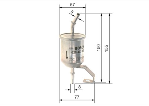 Bosch F 026 403 026 Fuel Filter, photo 2