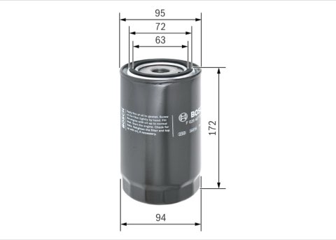 Bosch F 026 407 081 Oil Filter, photo 2