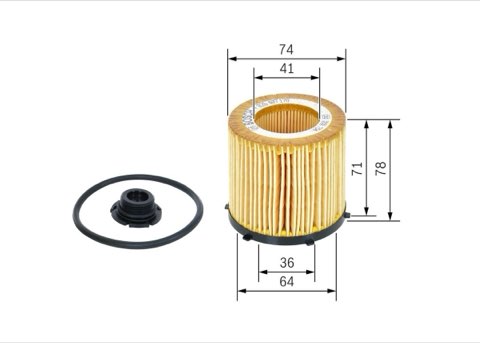 Bosch F 026 407 178 Oil Filter, photo 2
