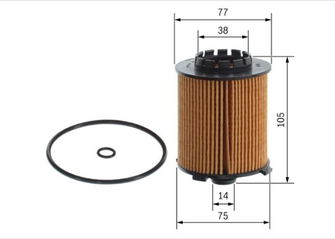 Bosch F 026 407 391 Oil Filter, photo 2