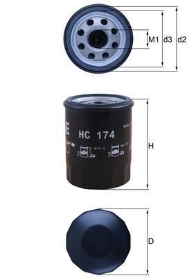 Mahle HC 174 Automatic Transmission Filter