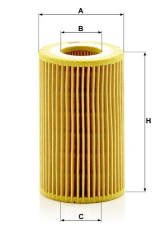 Mann-Filter HU 7011 y Oil Filter, photo 2