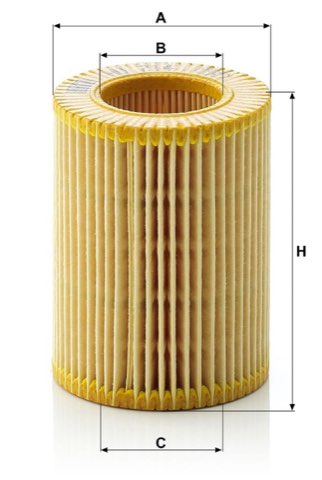 Mann-Filter HU 714 x Oil Filter, photo 2