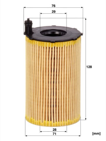 Mann-Filter HU 8005 z Oil Filter, photo 2
