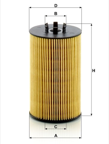 Mann-Filter HU 8012 z Oil Filter