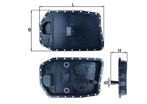 Mahle HX 154 Automatic Transmission Oil Pan