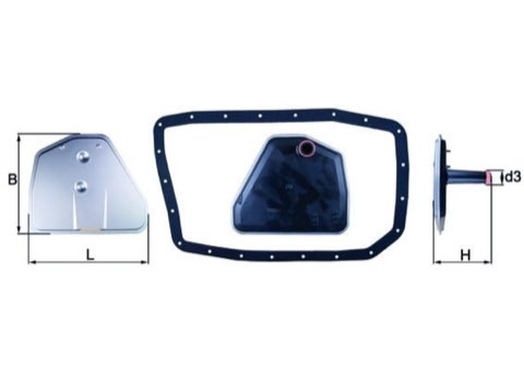 Mahle HX 162D Automatic Transmission Filter Kit
