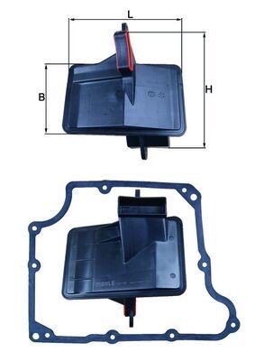 Mahle HX 166D Automatic Transmission Filter Kit