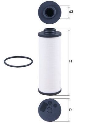 Mahle HX 186D Automatic Transmission Filter