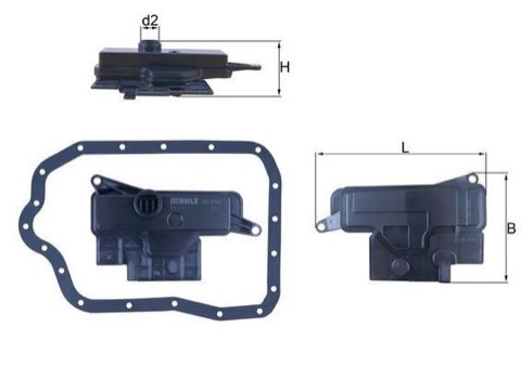 Mahle HX 234D Automatic Transmission Filter