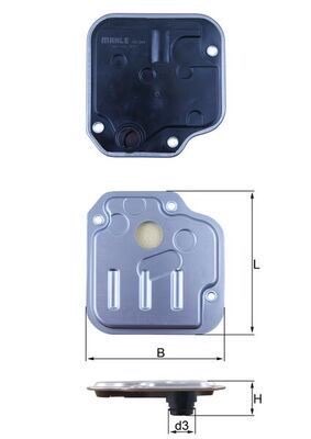 Mahle HX 244 Automatic Transmission Filter