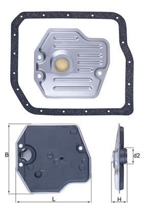 Mahle HX 245D Automatic Transmission Filter Kit