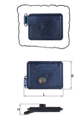 Mahle HX 254D Automatic Transmission Filter Kit