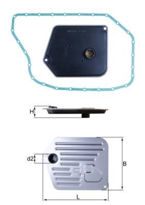 Mahle HX 268D Automatic Transmission Filter