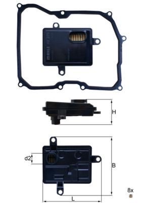 Mahle HX 275D Automatic Transmission Filter