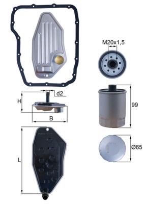 Mahle HX 276KIT Automatic Transmission Filter