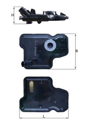 Mahle HX 395 Automatic Transmission Filter