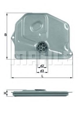 Mahle HX 45 Automatic Transmission Filter, photo 2