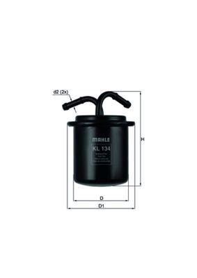 Mahle KL 134 Fuel Filter, photo 2