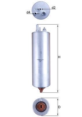 Mahle KL 229/12 Fuel Filter