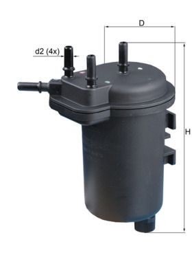 Mahle KL 432 Fuel Filter