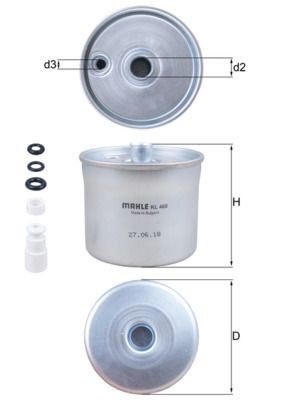 Mahle KL 468 Fuel Filter