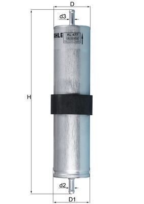 Mahle KL 477 Fuel Filter