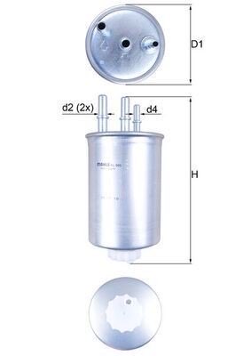 Mahle KL 505 Fuel Filter