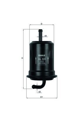 Mahle KL 523 Fuel Filter