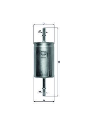 Mahle KL 559 Fuel Filter
