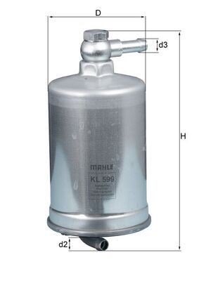 Mahle KL 599 Fuel Filter