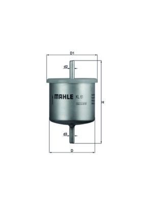 Mahle KL 61 Fuel Filter