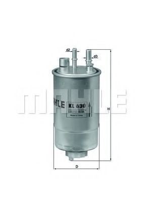 Mahle KL 630 Fuel Filter